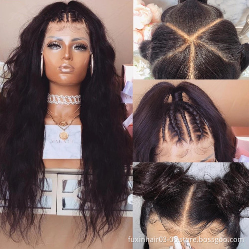 Full 13x6 13x4 Frontal Hd Lace Wig Cuticle Aligned Virgin Raw Indian Hair Wig Unprocessed 100% Human Hair Glueless Full Lace Wig